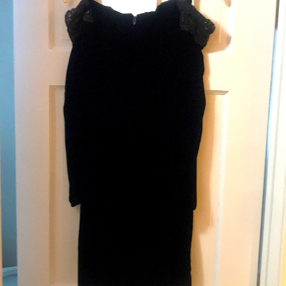 VELVET COCKTAIL DRESS - Picture 3 of 5